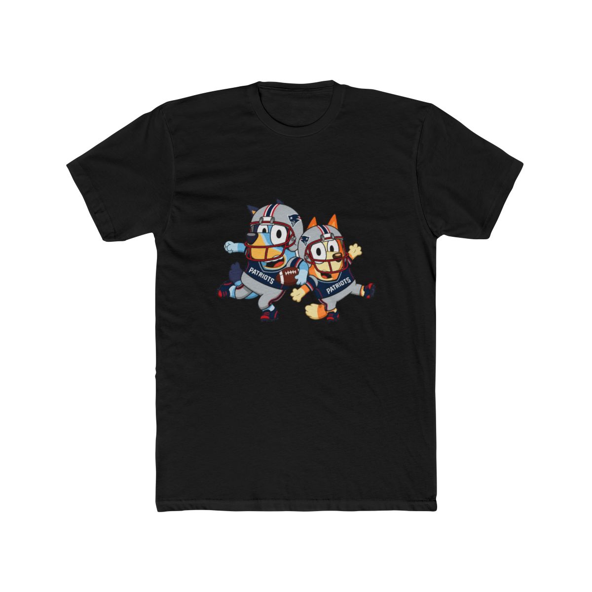Bluey New England Football Retro Fan T Shirt - alternate angle 4, merchandise