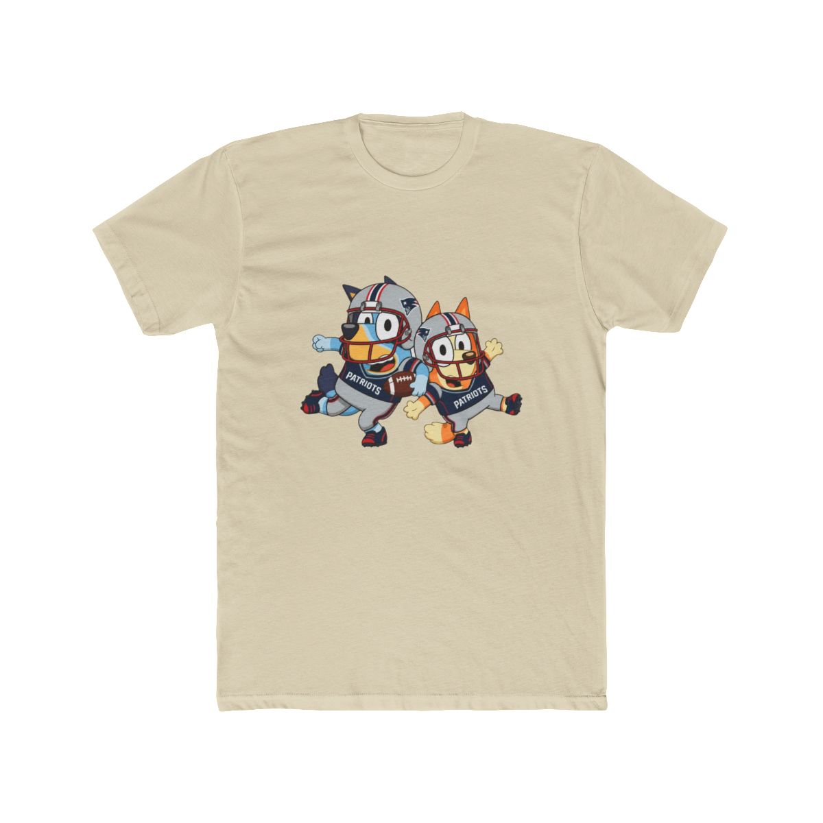 Bluey New England Football Retro Fan T Shirt - alternate angle 5, merchandise