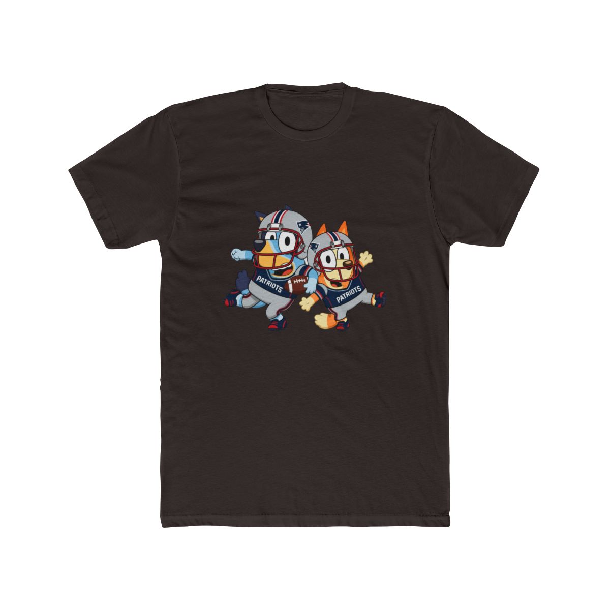 Bluey New England Football Retro Fan T Shirt - alternate angle 3, merchandise