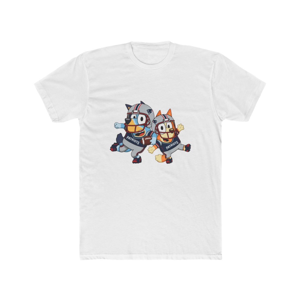 Bluey New England Football Retro Fan T Shirt