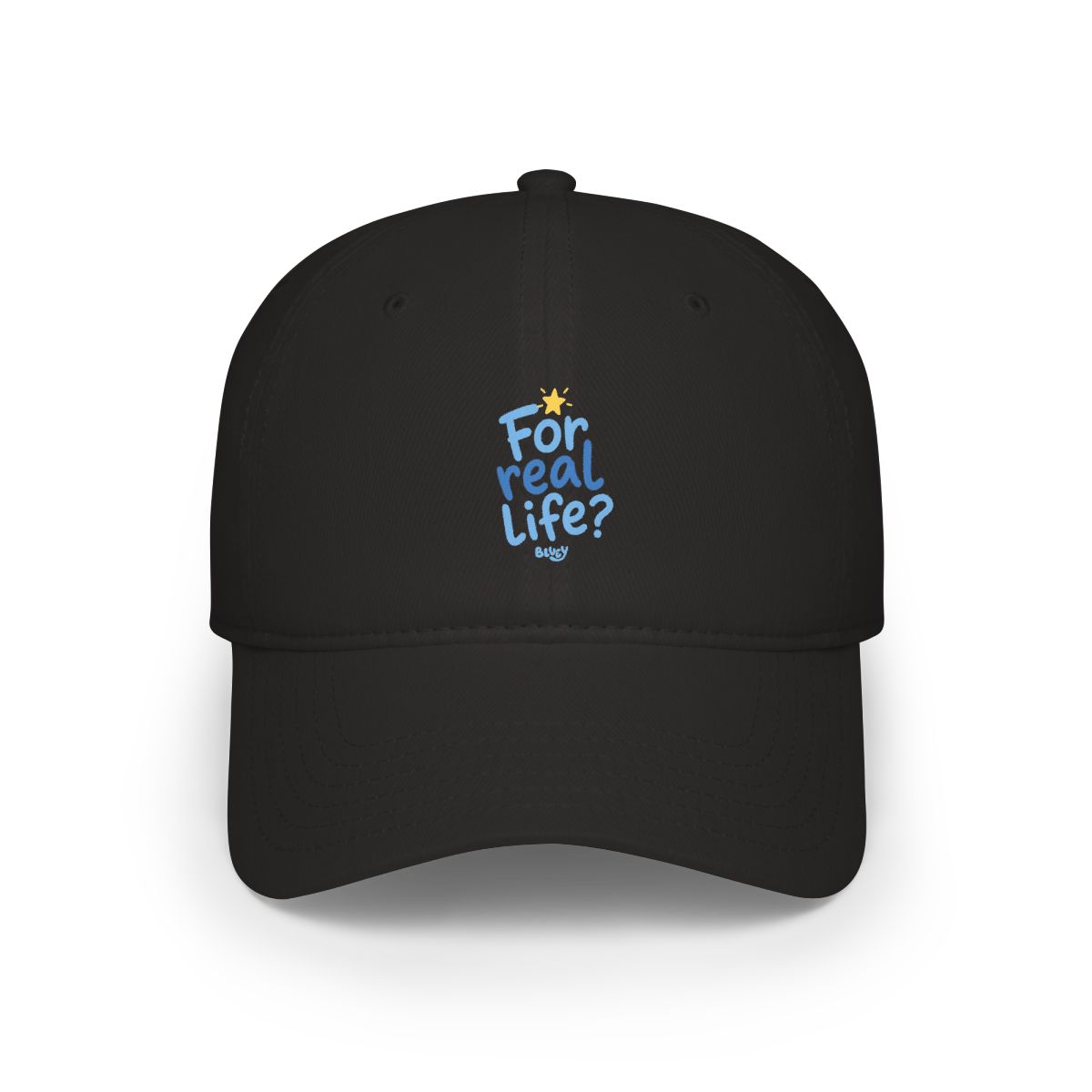 Bluey "For real life?" Hat - alternate angle 2, merchandise