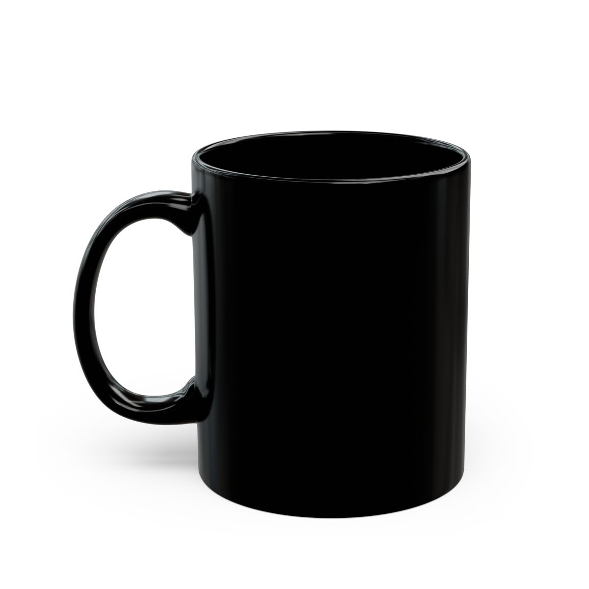Bluey "For real life?" Black Mug - alternate angle 3, merchandise