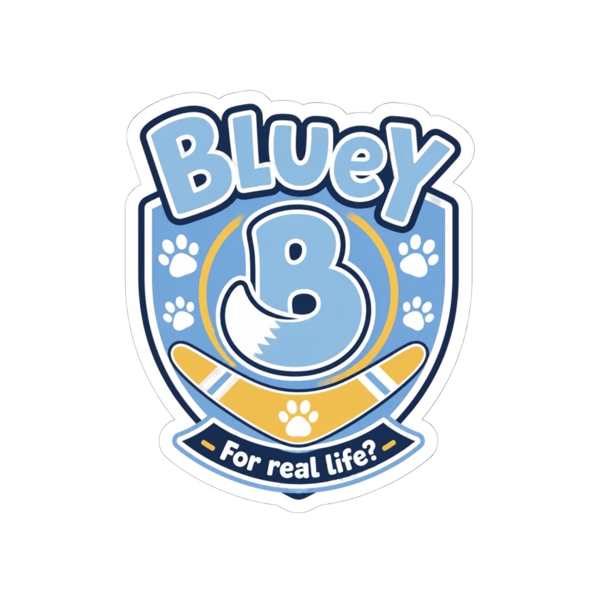 Bluey "Bluey" Sticker - alternate angle 3, merchandise