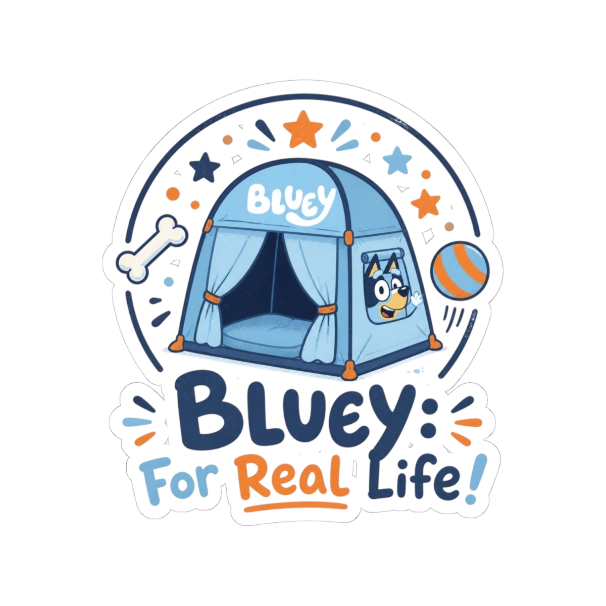 Bluey Sticker - alternate angle 2, merchandise