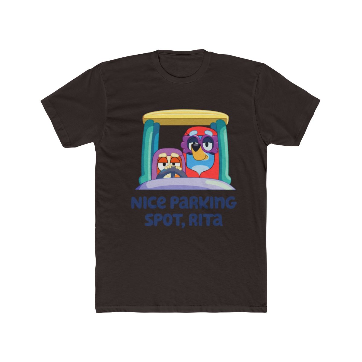 Vintage Cartoon Bluey Grannies Janet and Rita T Shirt - alternate angle 4, merchandise