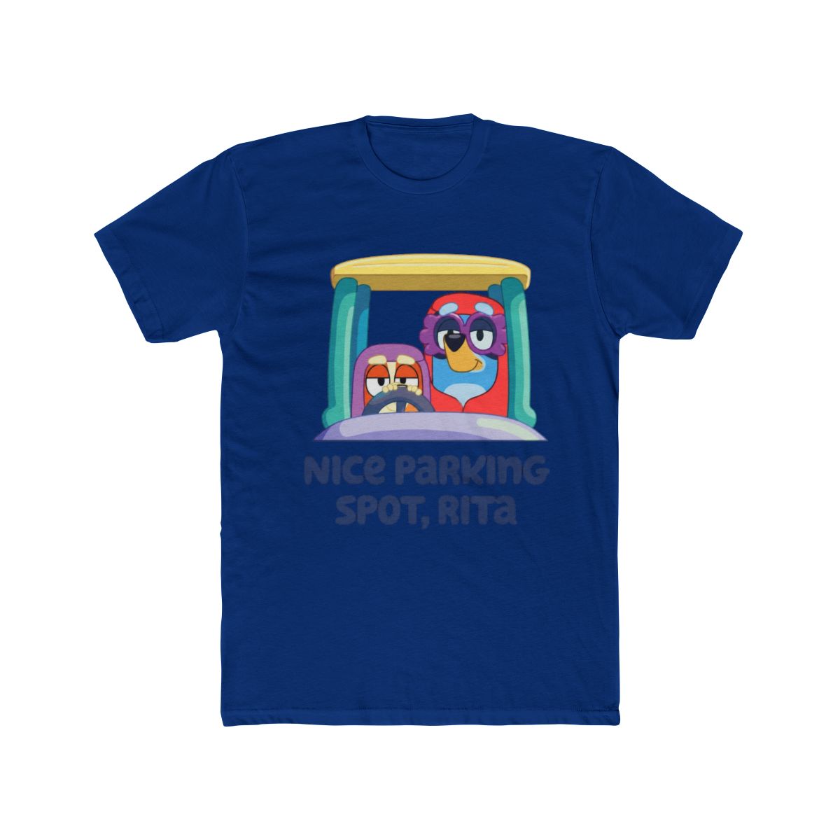 Vintage Cartoon Bluey Grannies Janet and Rita T Shirt - alternate angle 2, merchandise