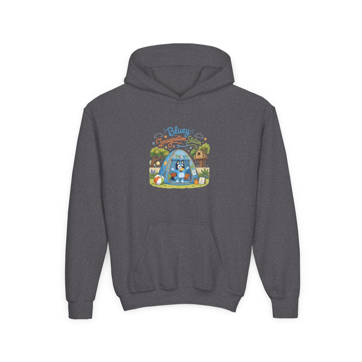 Bluey "Bluey: Imagination Station" Kids Hoodie - alternate angle 2, merchandise