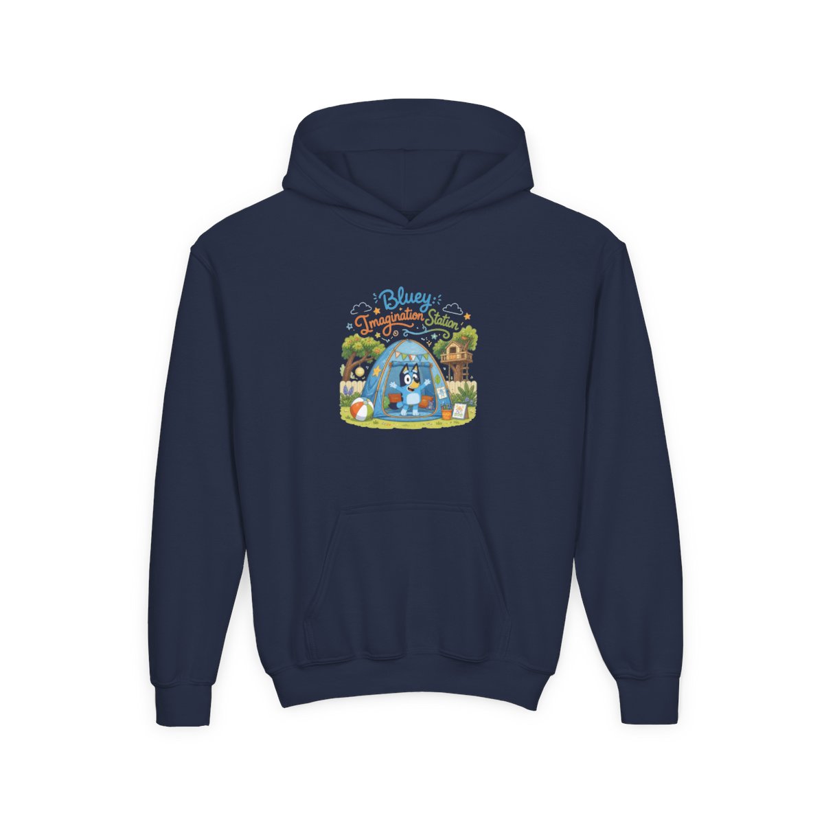 Bluey "Bluey: Imagination Station" Kids Hoodie - alternate angle 3, merchandise