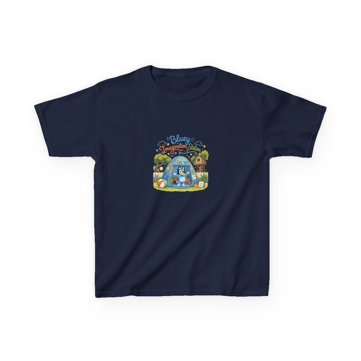 Bluey "Bluey: Imagination Station" Unisex Kids Tee - alternate angle 3, merchandise