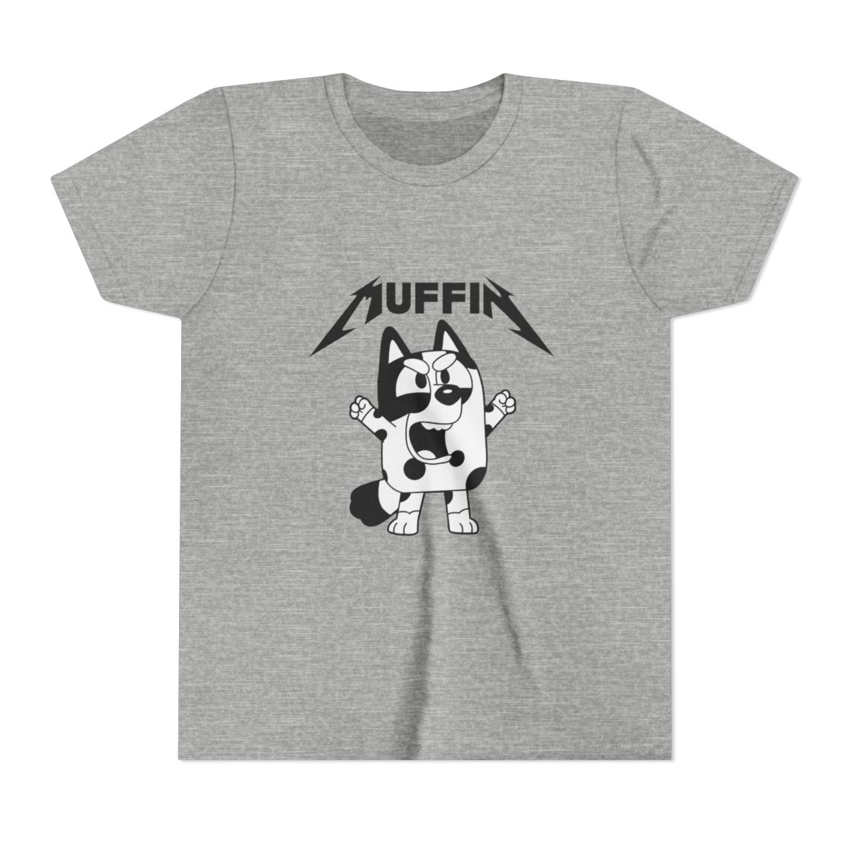Bluey Muffin Kids T Shirt - alternate angle 2, merchandise