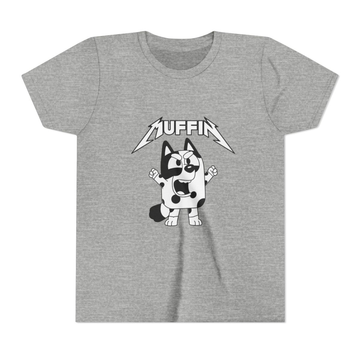 Bluey Muffin Kids T Shirt - alternate angle 2, merchandise