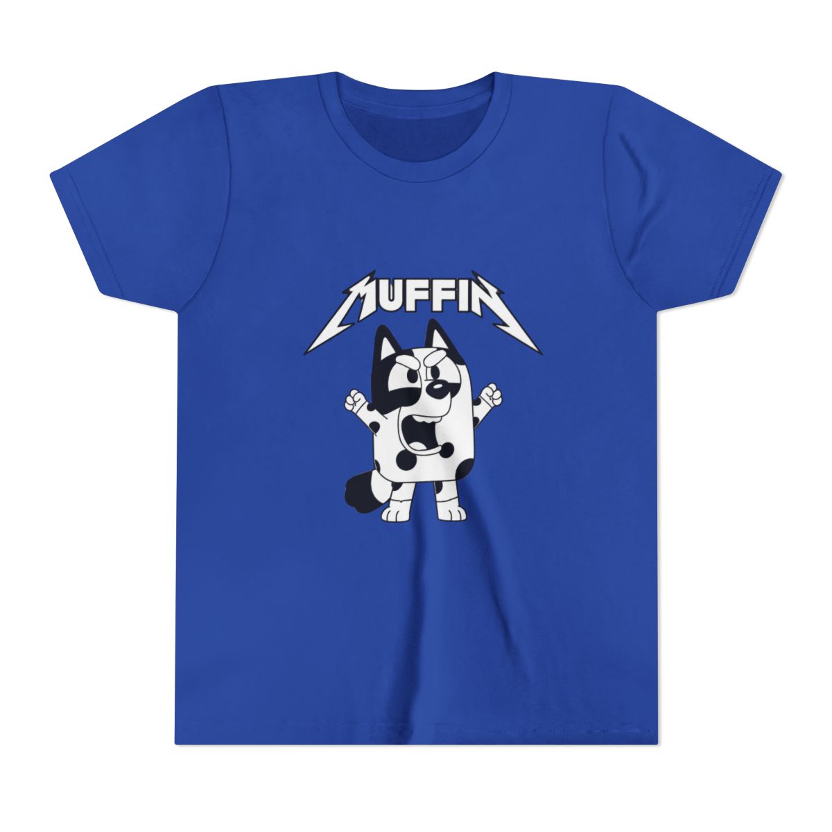 Bluey Muffin Kids T Shirt - alternate angle 3, merchandise