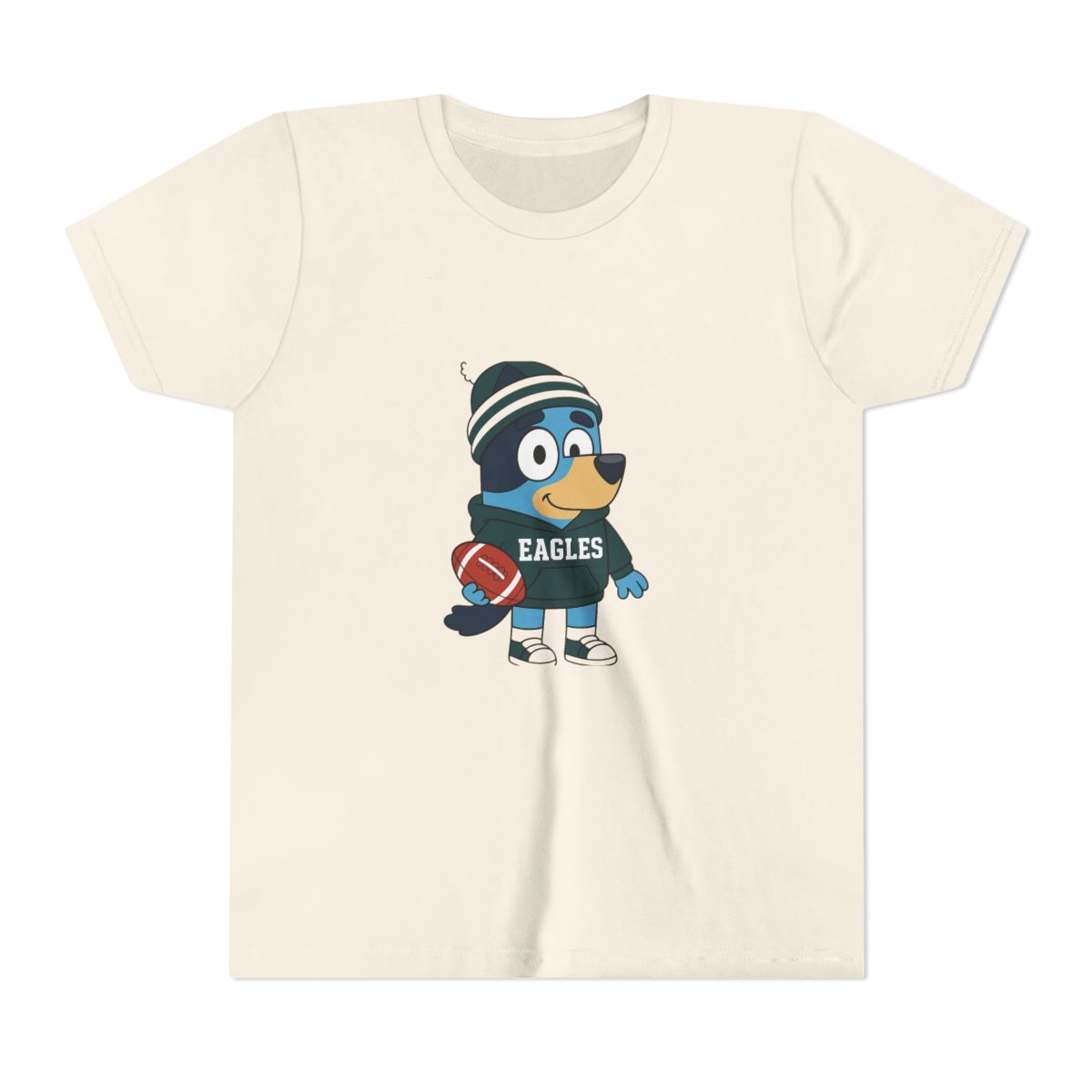 Bluey Philadelphia Eagles M10163 Kids T-Shirt - alternate angle 3, merchandise
