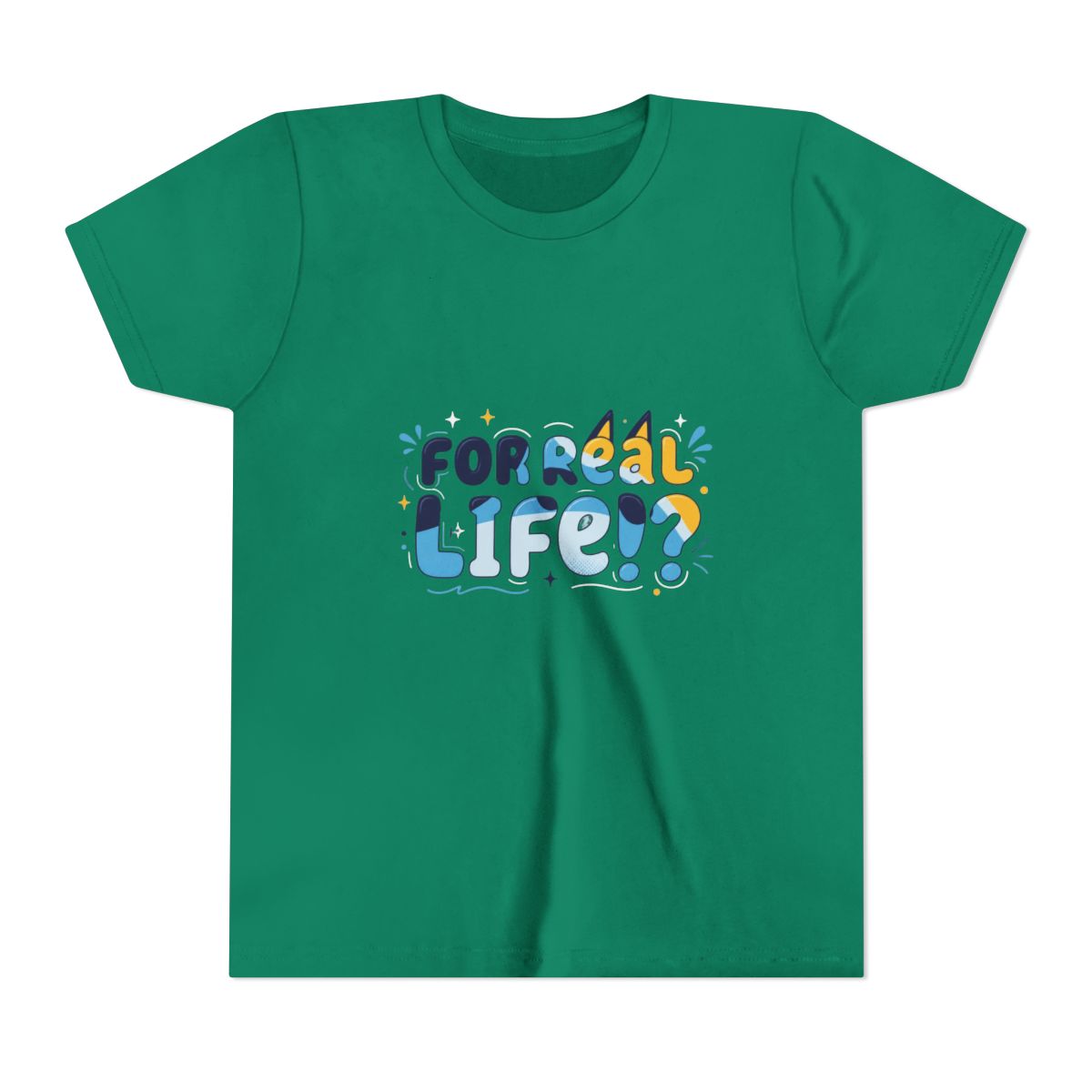 For Real Life Bluey Kids T Shirt - alternate angle 3, merchandise